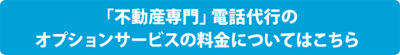 「不動産専門」電話代行のオプションサービスの料金についてはこちら